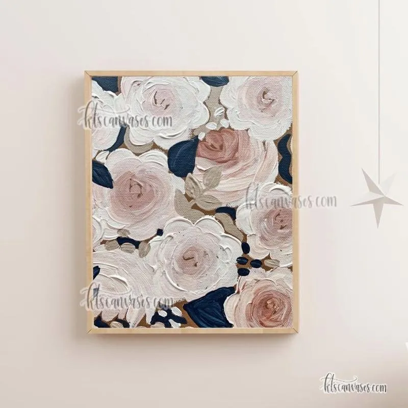 Abstract Florals Art Print