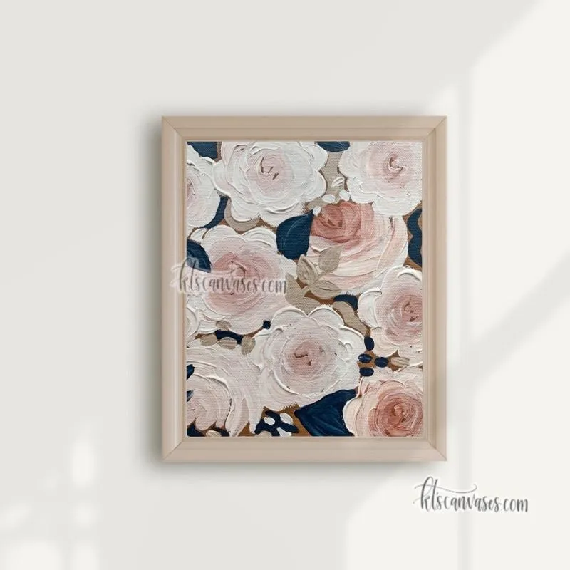 Abstract Florals Art Print