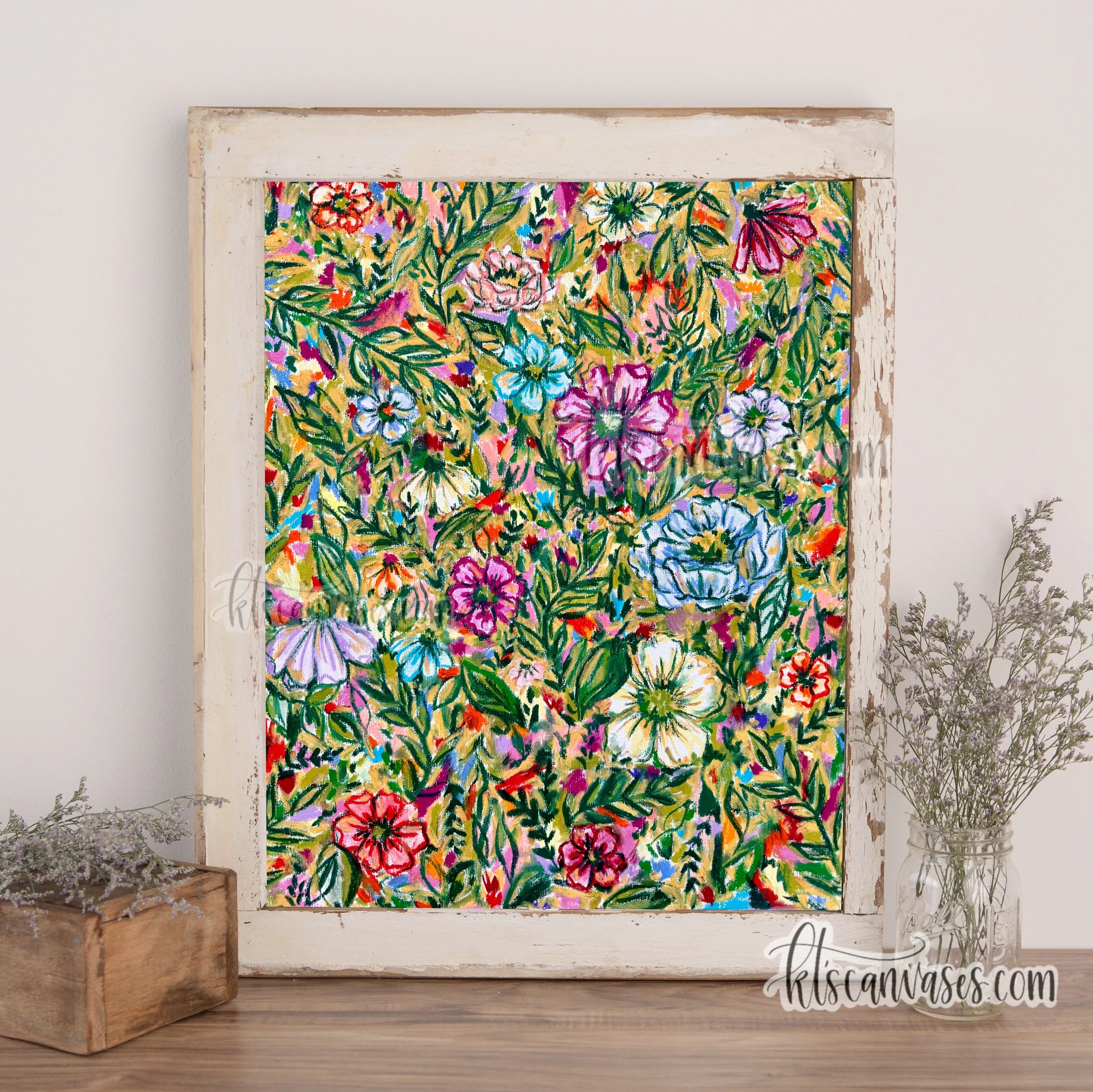 Abstract Garden Art Print