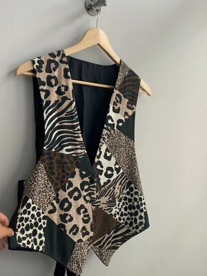 Animal Print Vest