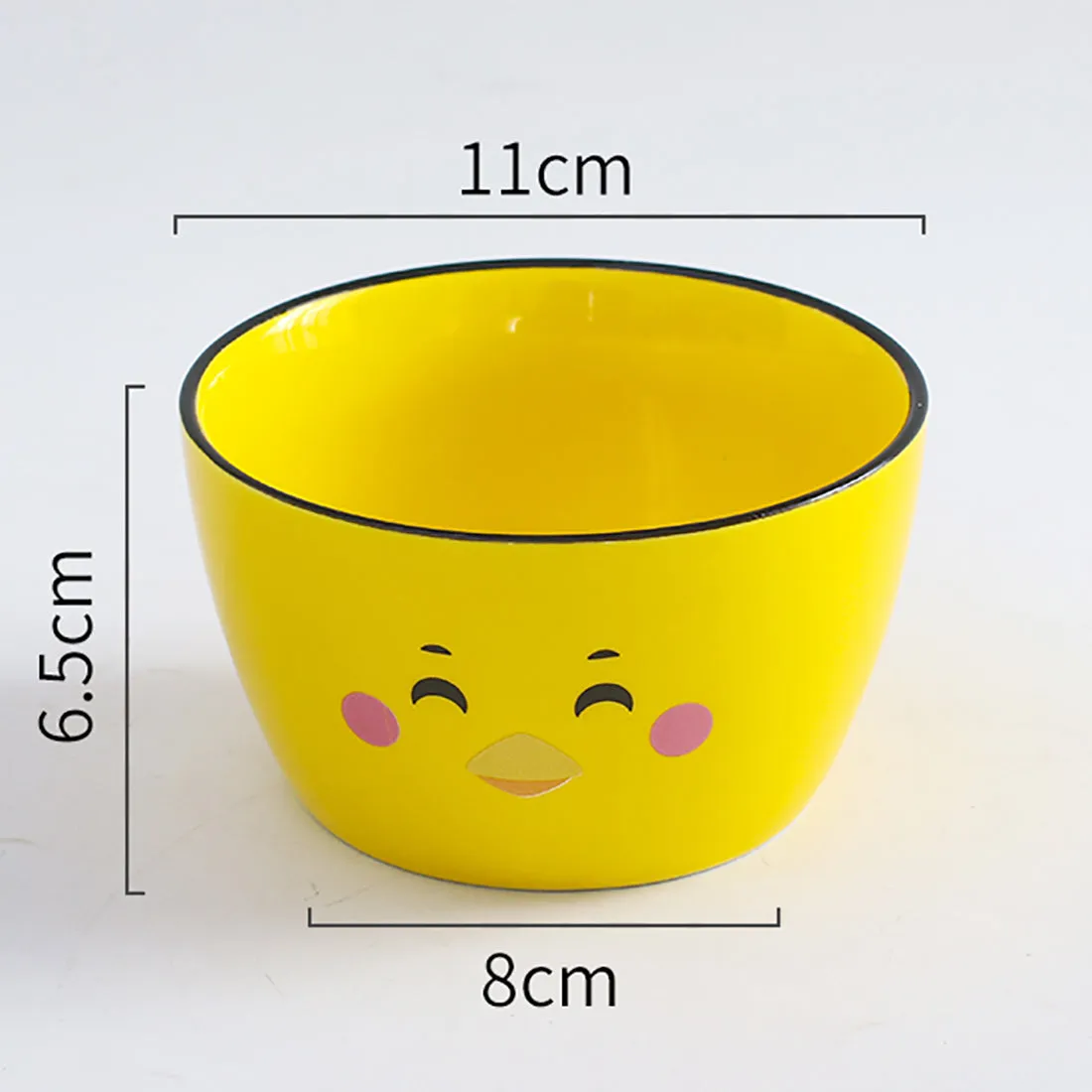 Cartoon Animal Print Ceramics Bowl