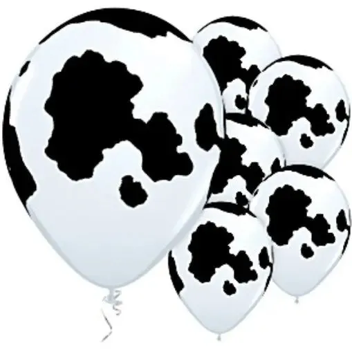Cow Print Balloons