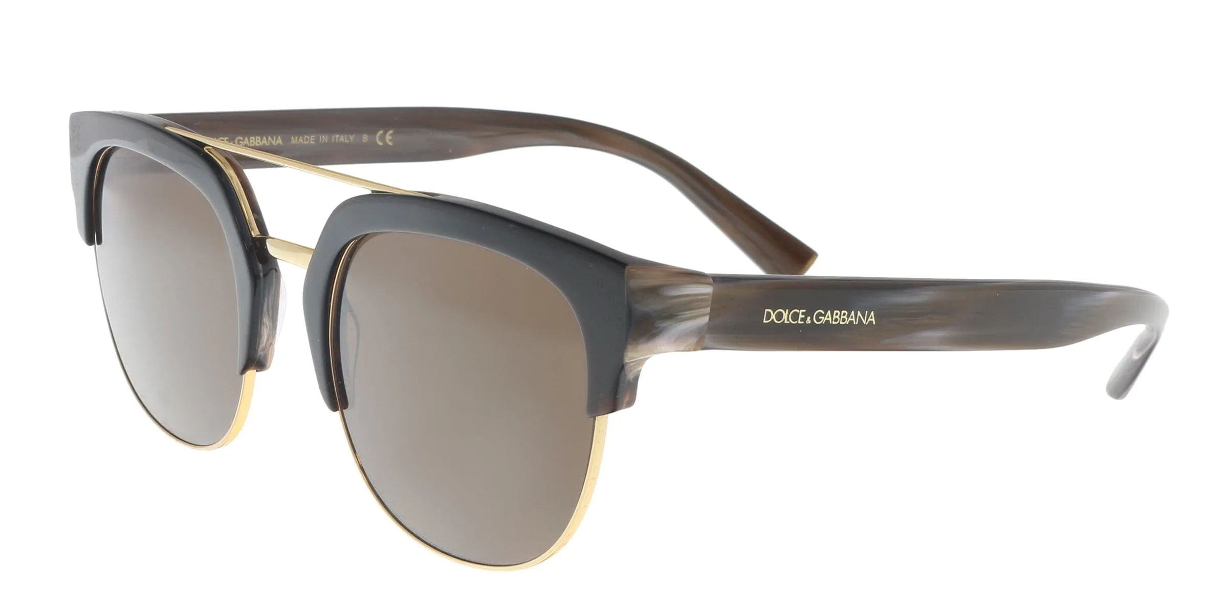 Dolce & Gabbana DG4317 31578G Black Gradient Square Sunglasses