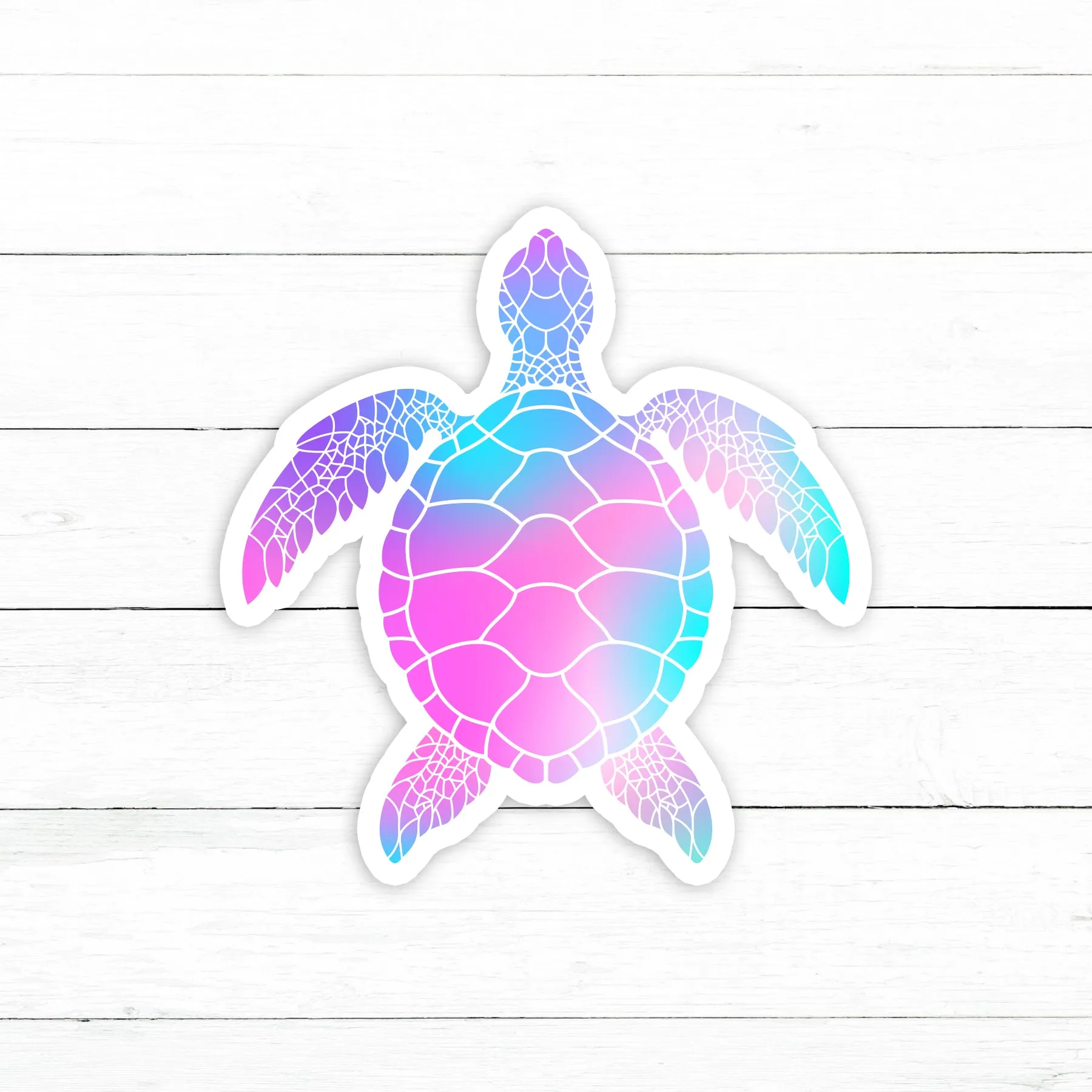 Sea Turtle Sticker | Waterproof Vinyl Decal | 3in