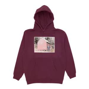 TED SHED HOODIE MAROON
